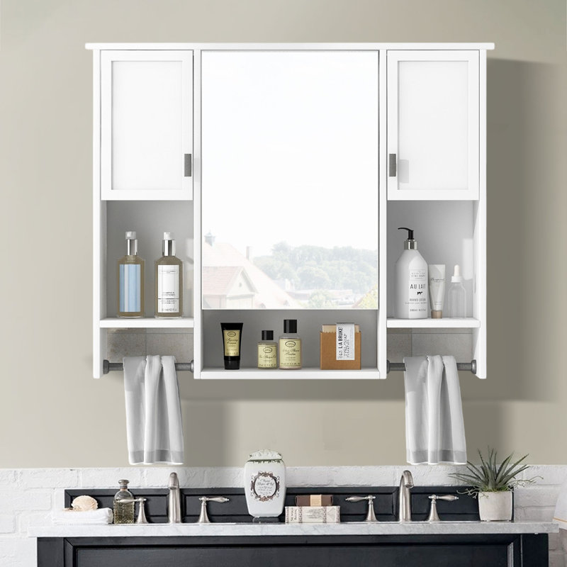 Tharron Bathroom Cabinet, White
