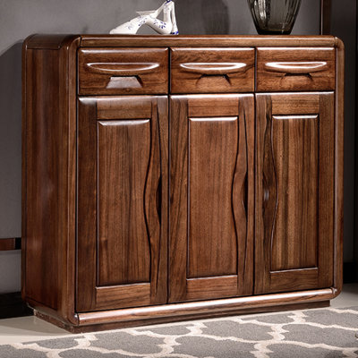 Retro large storage shoe cabinet