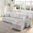 Comfortable 3-Person Modular Sofa with Stylish Storage Function