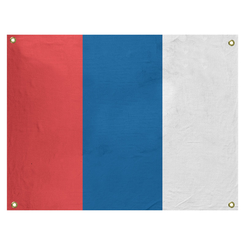Tapisserie de polyester Baltimore, H 26 po x l 36 po x P 1 po, Rouge / bleu Dodger / blanc, Los Angeles