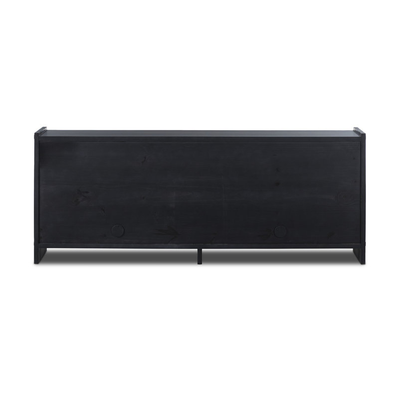 Etro 78'' W Sideboard, Black Wash Poplar