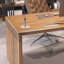 Bureaux en bois massif brun en forme de L-108297789-108297790