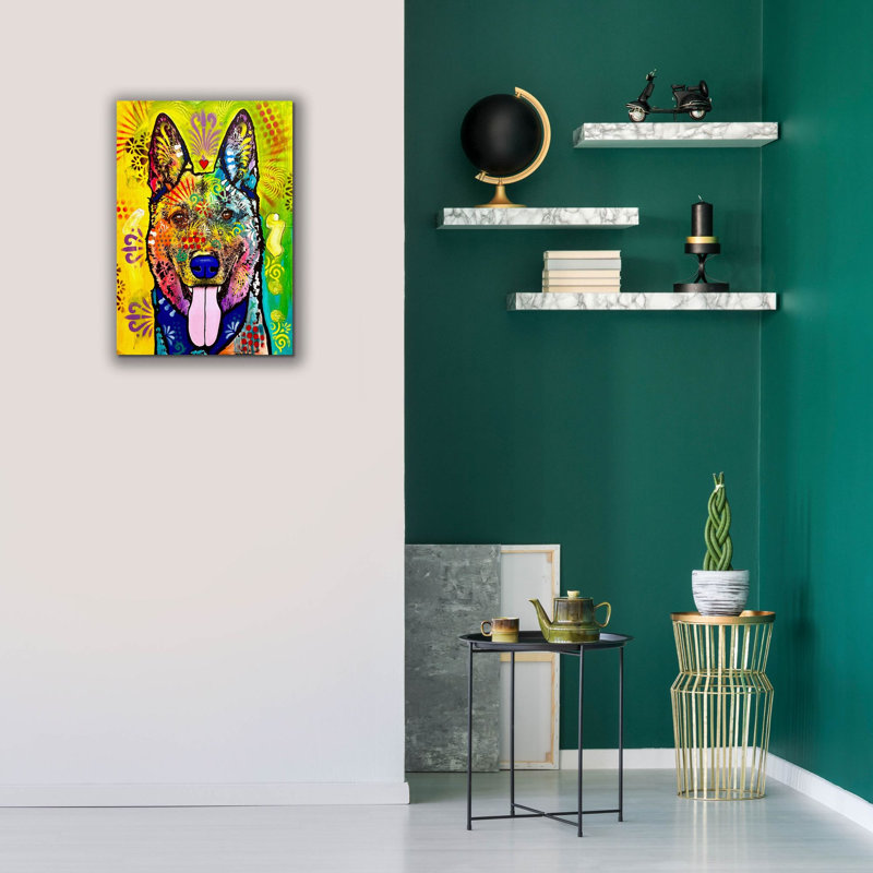 «I Was So Fast, Did You See» par Dean Russo, art mural sur toile, H 26 po x l 18 po x P 0,75 po