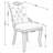 Miyona American Traditional Style Vintage Velvet Dining Chairs With Copper Nailhead Trim Decoration-1508956863