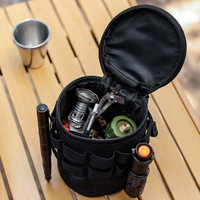 Water Bottle Outdoor Beer Mug Swallow Cup Storage Bag Tactically Multi-functional Storage Pouch Water Bottle Insulation Protection Sleeve Bag