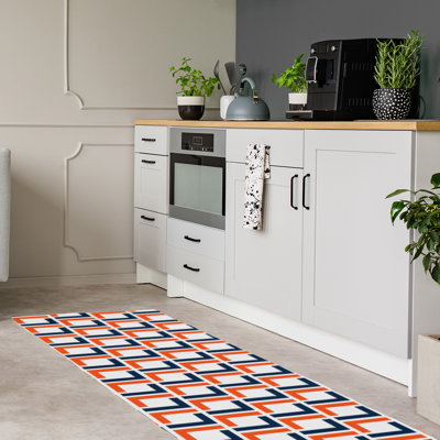 Tapis de couloir blanc