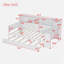 Multifunctional Wooden Daybed With Storage Shelves, Study Desk And Trundle-932615440-932615443