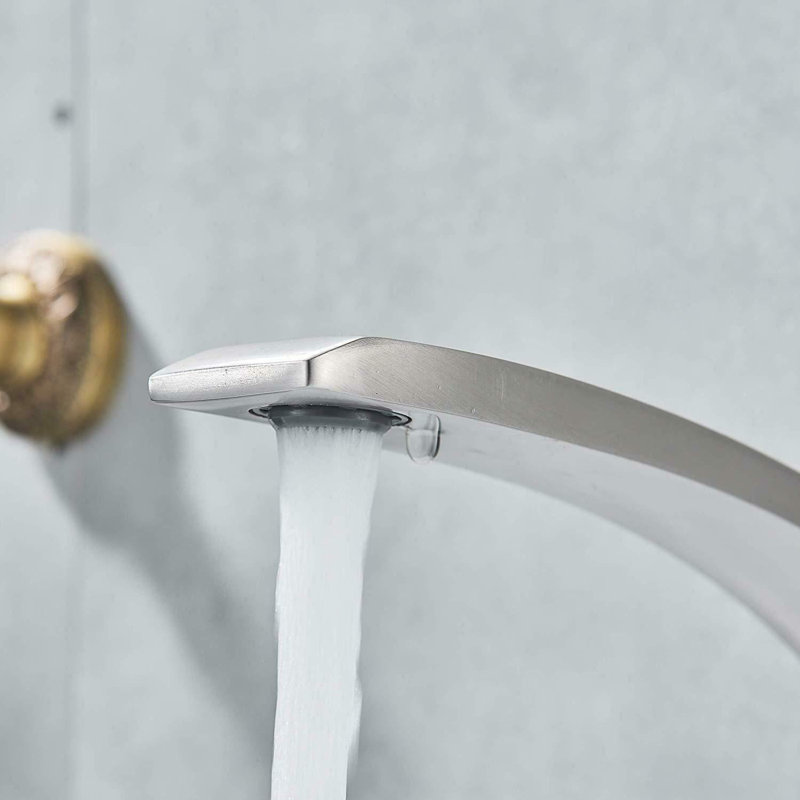 Single-Hole Single-handle Bathroom Faucet, Brushed Nickel