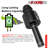 5 Core Bluetooth Wireless Karaoke Microphone All-in-One Portable Handheld Mic with Speaker Recorder Microfono Inalambrico-92388970