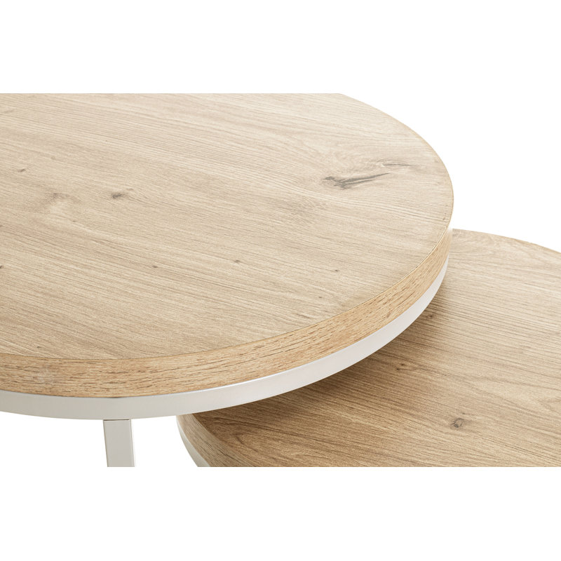 Acacius Side Table with Storage