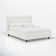 Hanson Upholstered Wingback Platform Bed