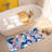 Soft Blue Bathmat Set (2 Pieces) | 100% Polyester, 1.6 x 2.0 ft & 2.0 x 3.3 ft | 650 g/m², 0.2 in Pile Height, Non-Slip Dot Base | Machine Washable, Durable & Easy to Clean | Perfect for Bathroom Décor