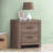 2 Drawers MDF Nightstand In Barrel Oak Finish-125817887