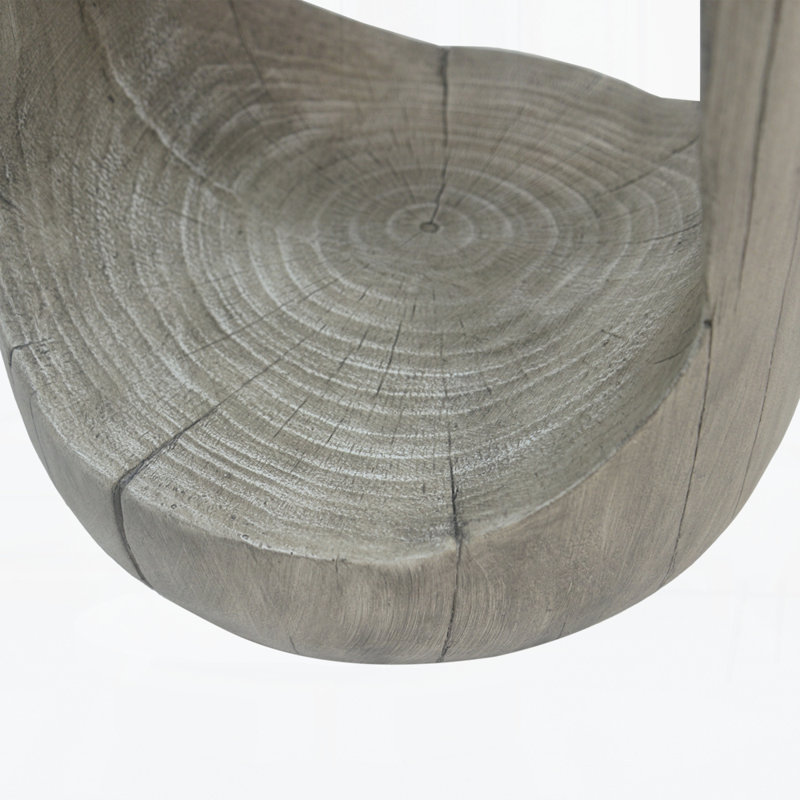 Outdoor Side Table, Gray