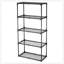 Support à 5 tablettes pour un rangement organisé, durable et peu encombrant, parfait pour la maison et le bureau.