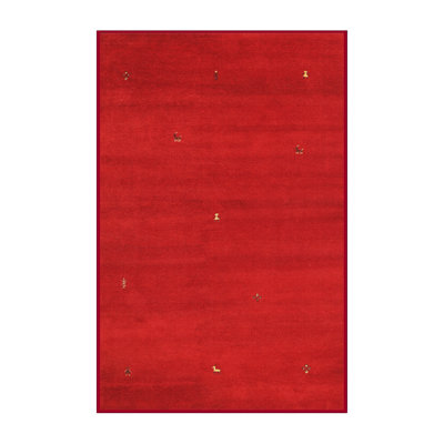 Tapis de zone rouge contemporaine
