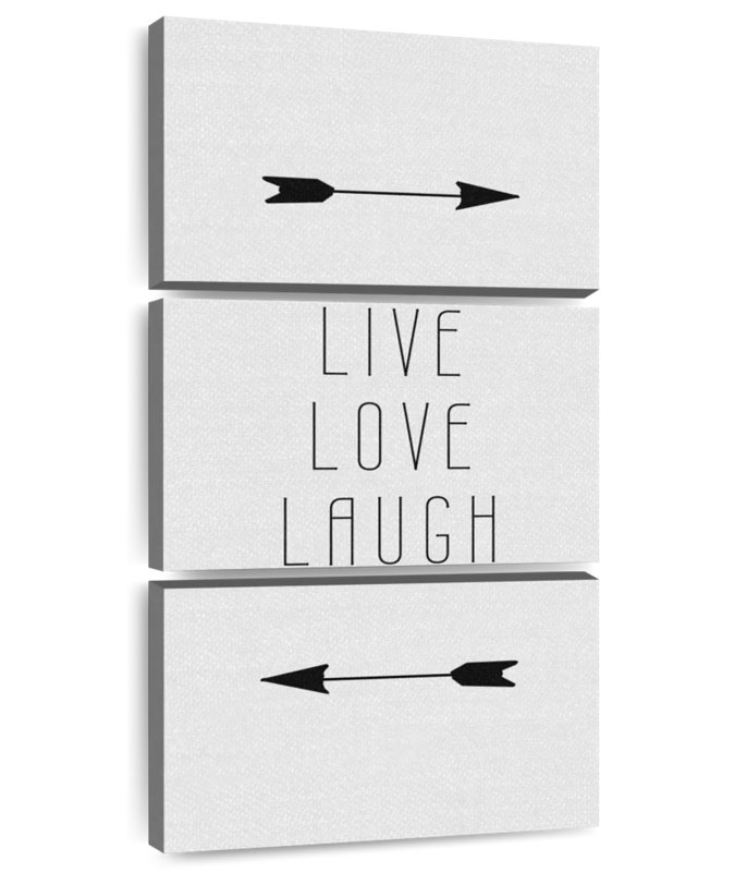 Signe «Live Love Laugh», H 32 po x l 15 po
