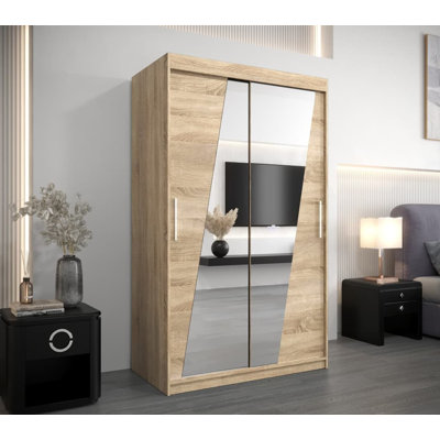Aayesha 2 Door Manufactured Wood Wardrobe