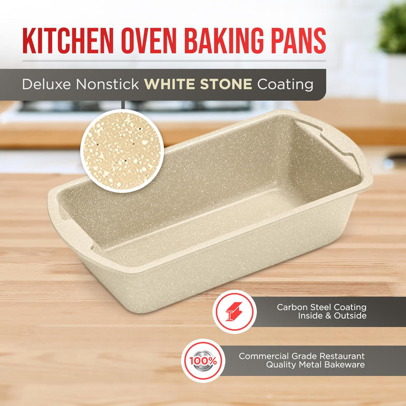 Lifemaster 6 Piece Non-Stick Steel Bakeware Set