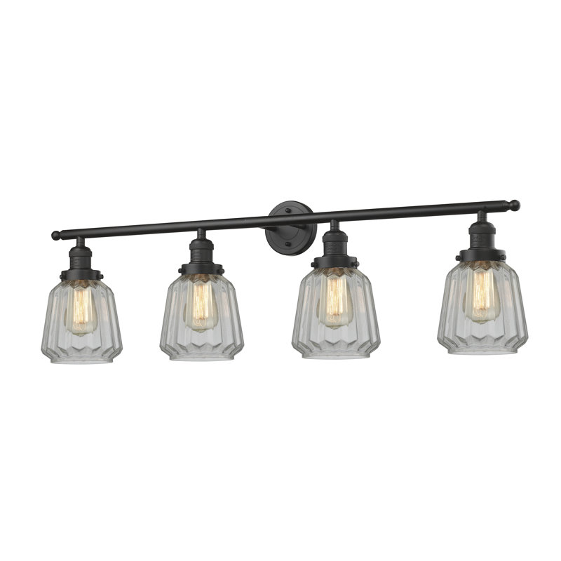 Éclairage de salle de bain à intensité variable 4 lumières Vinson, Oil Rubbed Bronze