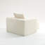 Fauteuil Boneless avec repose-pieds, canapé simple avec coussin, canapé en velours côtelé-147588379