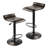 Faux Marble Top Pedestal Dining Set