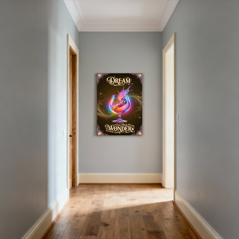 «Dream Wonder», ensemble de 1 reproduction d'art sur toile tendue, H 18 po x l 12 po