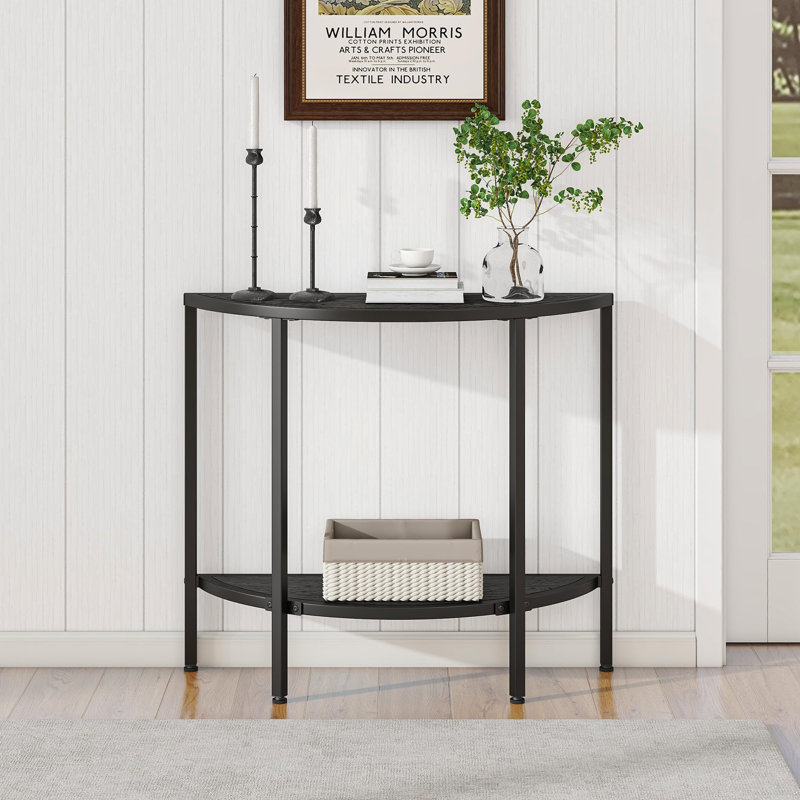 90cm Console Table, Black