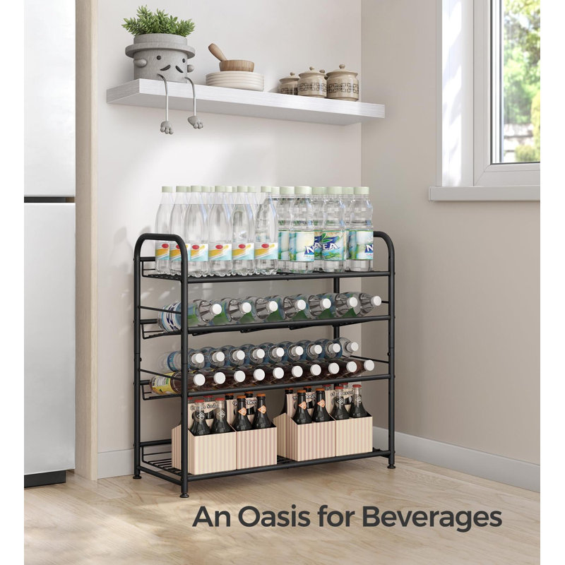 Stackable Shoe Rack(Grey), Black