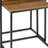 22" Black And Brown Resin End Table-1104798215