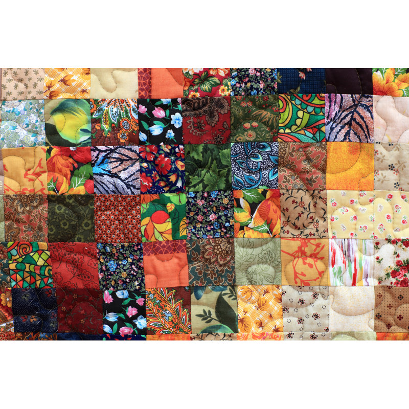Homemade Patchwork On Canvas by Radist Photograph