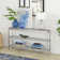 Alexis Glass Top Console Table
