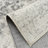 Vintage Elegant Floral Distressed Area Rug in Ivory/Grey-2048643267