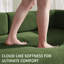Folding Sofa Bed 160cm King Size, Convertible Modular Sofa, Corduroy Boneless Couch with Metal Frame-398615182