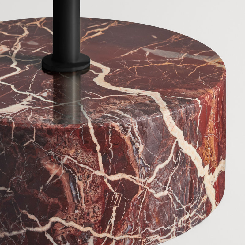 Chit Chat End Table, Black, Cherry