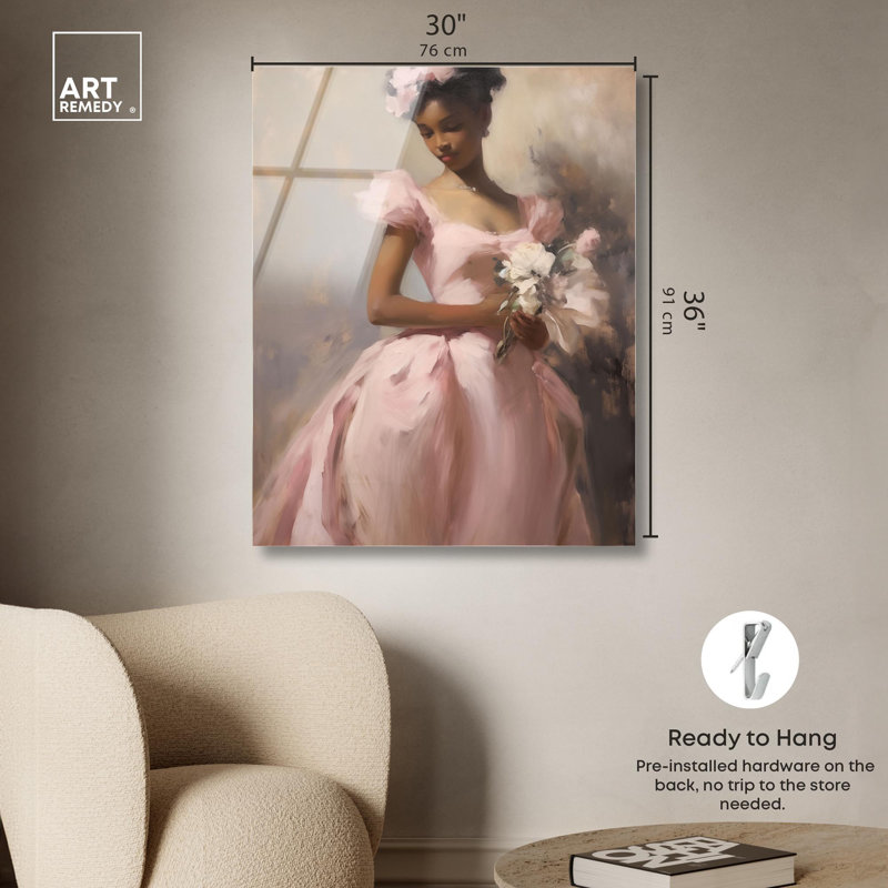 Innocence Idyl, reproduction d'art sur acrylique par Art Remedy, H 36 po x l 30 po