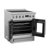 Forno Torino French Door 30 Inch Induction Range with Air Fryer, Air Sous Vide & True Convection-129859140