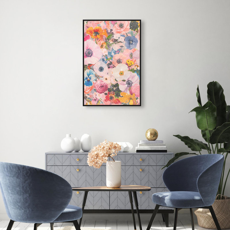 Oliver Gal Photobloom Two Floral and Botanical - Diamond Dust Framed Canvas Art, 30" H x 20" W, Brown