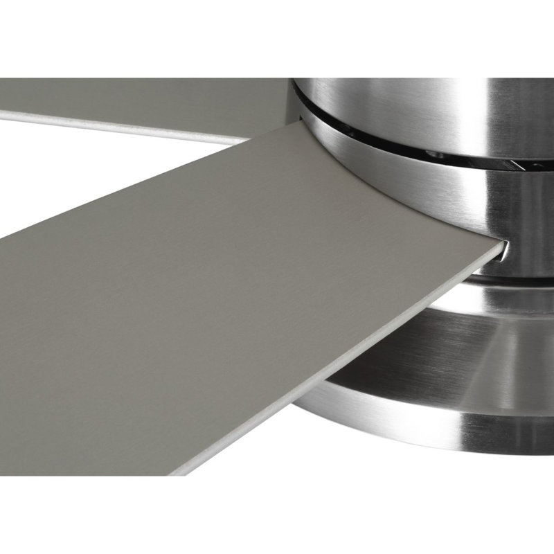 Tarsus 52-Inch Brushed Nickel Ceiling Fan with LED Light
