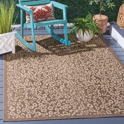 Amedee Performance Animal Print Indoor/Outdoor Area Rug