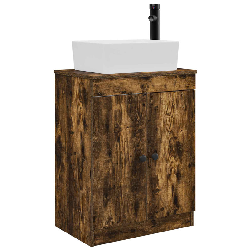 540 mm Bathroom Vanity, Smoked Oak