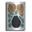 «Boho Golden Flowers In Vase 1» par Yvette St. Amant, art mural en métal-1624123391