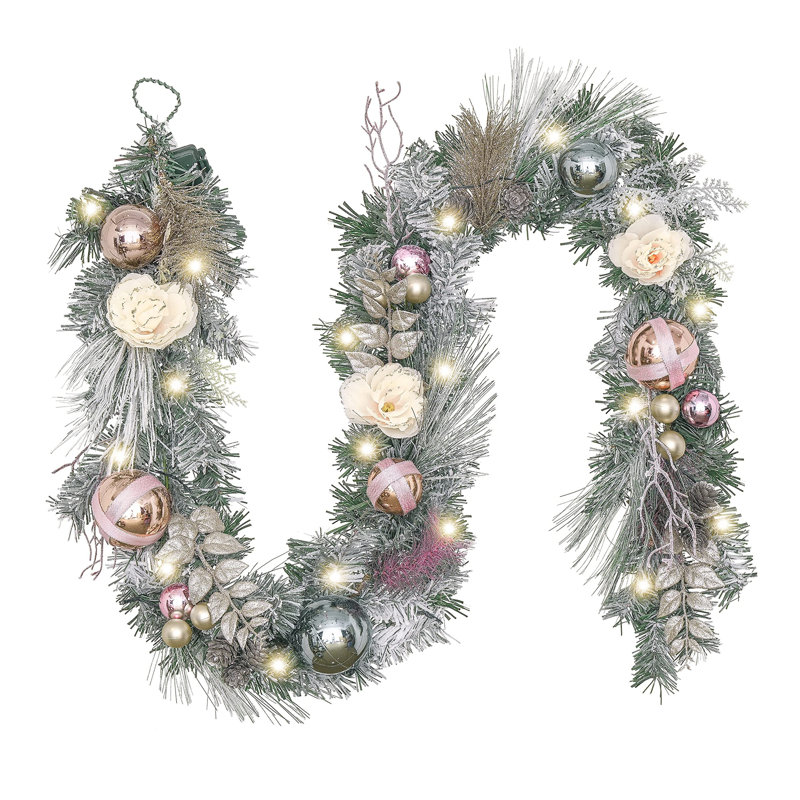 73.91cm Lighted Faux Garland with Lights