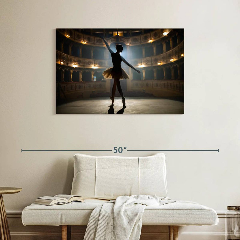 Enn Backlit Ballerina, 26" H x 39" W