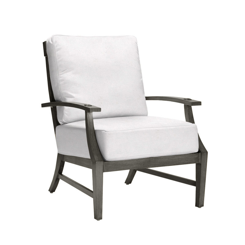 Méridienne Croquet - gris ardoise, Gris ardoise, Pas de soudure, Sunbrella® ‑ lin neige