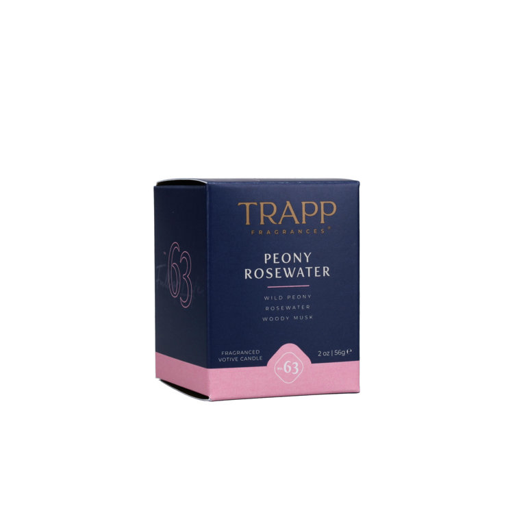 Trapp 2oz Votive Scented Candle Pure Florals Variety, Set of 4 - with  Scents No. 13 Bob's Flower Shoppe, No. 63 Peony Rosewater, No. 8 Fresh Cut