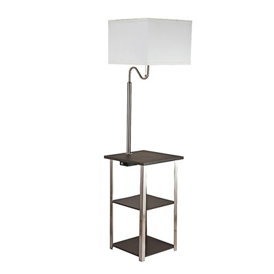 Lampe de table d'appoint avec charge et port USB