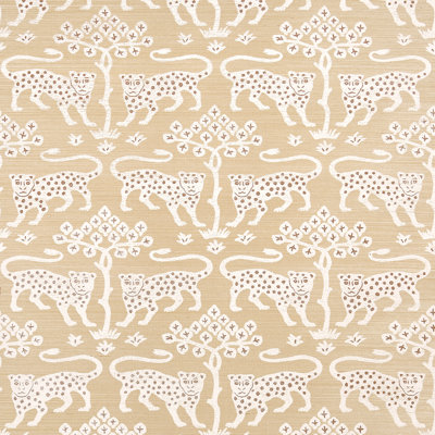 Woodland Leopard Sisal Wallpaper