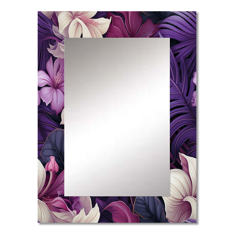Décoration murale Twilight Tropics Tropical - Miroir tropical, 32 po x 24 po
