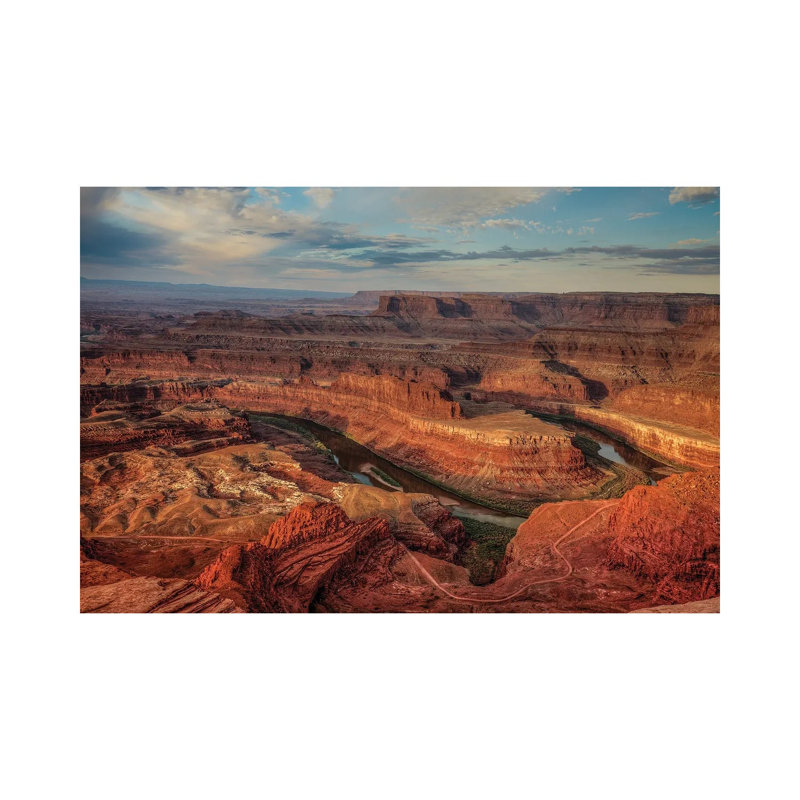 Sunrise Over Dead Horse Canyon II by Bill Sherrell - Wrapped Canvas Print, 20.32 cm H x 30.48 cm W